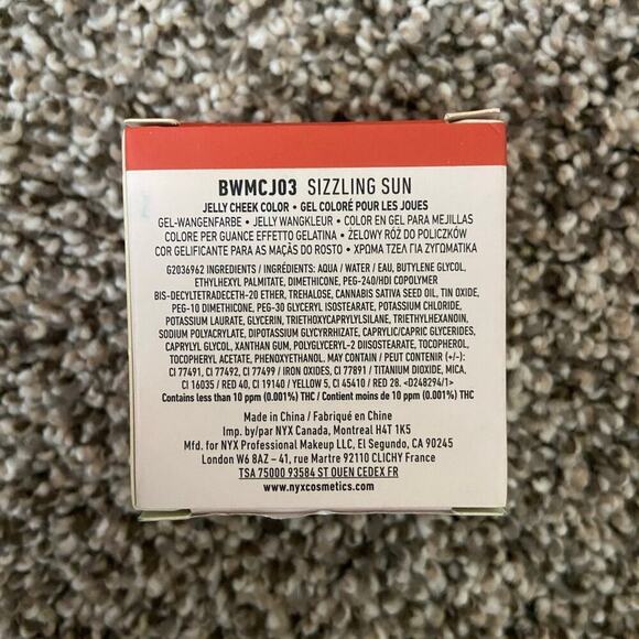 NYX bare with me jelly cheek color sizzling sun NIB 0.31 fl oz - Picture 2 of 4